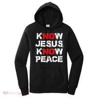 Know Jesus Know Peace Women's Hoodie thumb 0