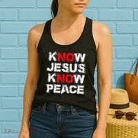 Know Jesus Know Peace Women's Tank Top thumb 2