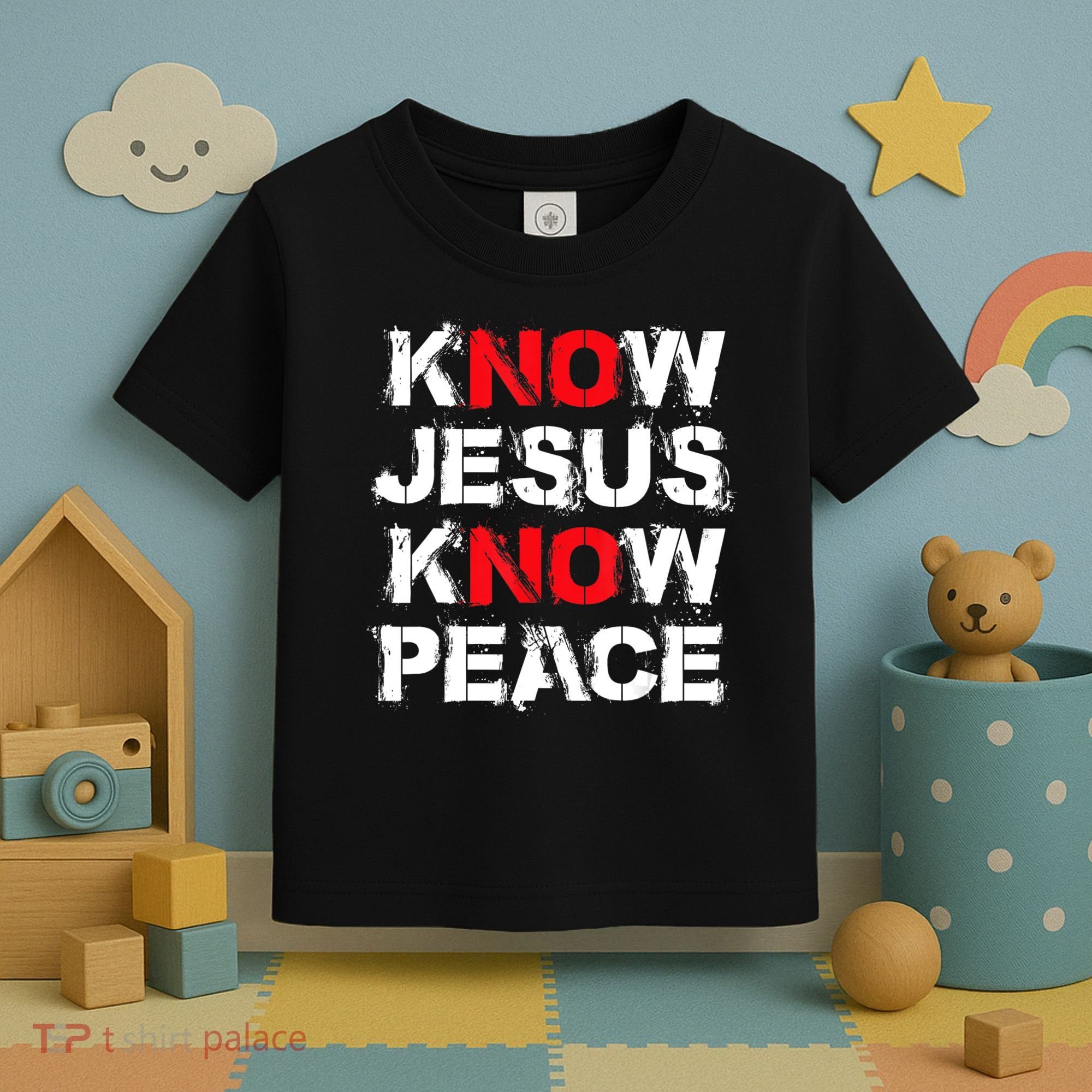 Know Jesus Know Peace Toddler T-Shirt