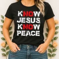 Know Jesus Know Peace Women's T-Shirt thumb 2