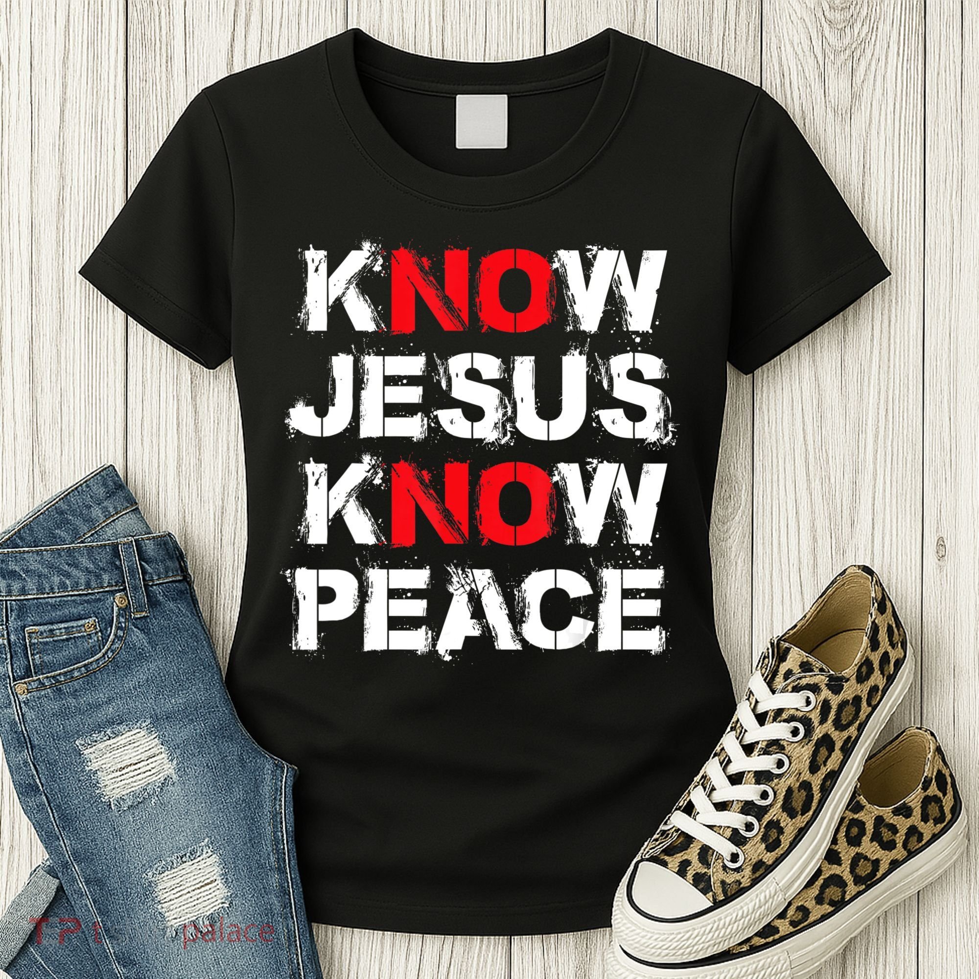 Know Jesus Know Peace Women's T-Shirt