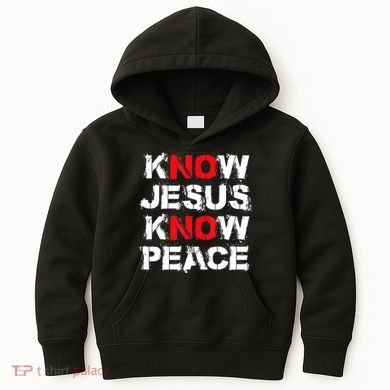 Know Jesus Know Peace Kids Hoodie