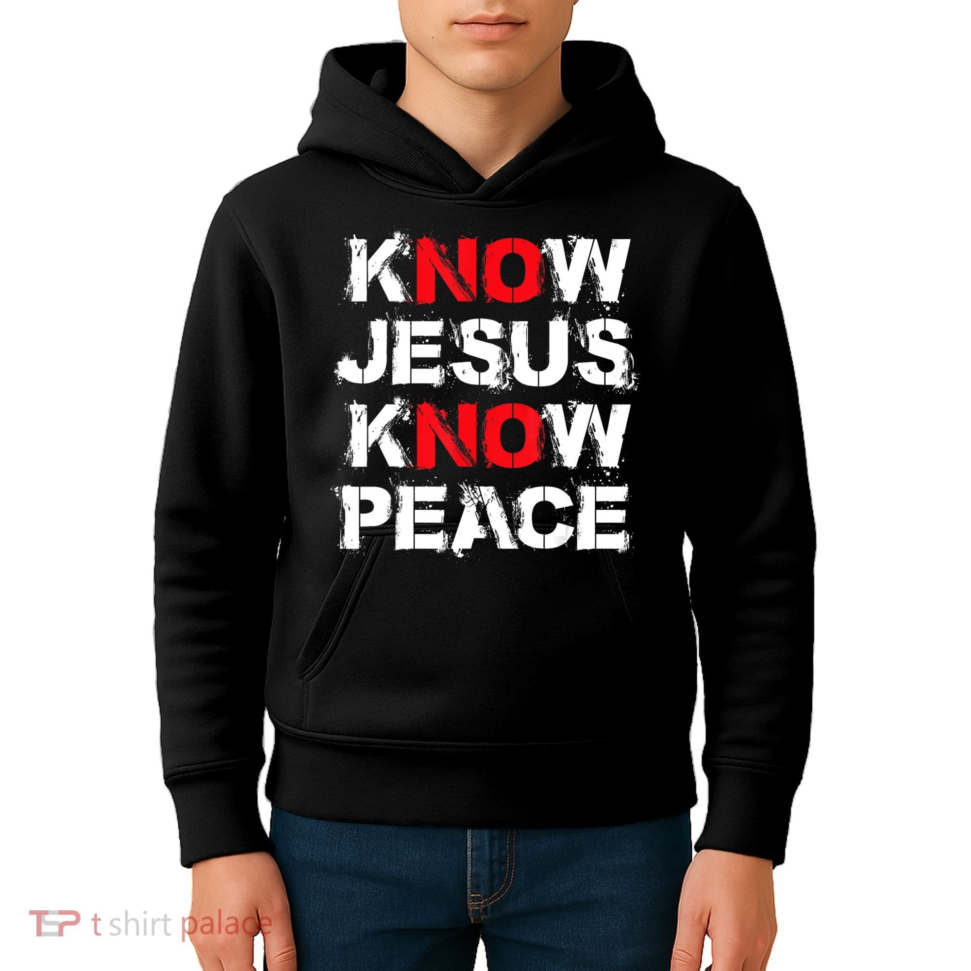 Know Jesus Know Peace Kids Hoodie