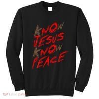 Know Jesus Know Peace Sweatshirt thumb 0