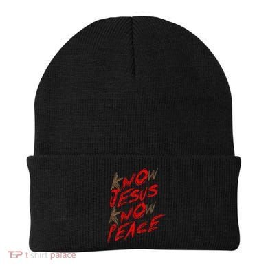 Know Jesus Know Peace Beanie