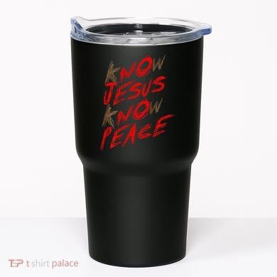 Know Jesus Know Peace Tumbler