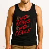 Know Jesus Know Peace Tank Top thumb 3