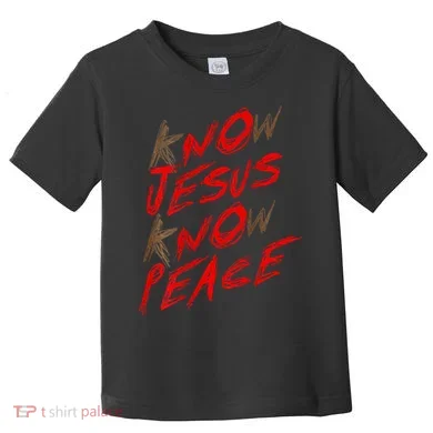 Know Jesus Know Peace Toddler T-Shirt