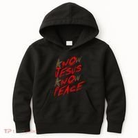 Know Jesus Know Peace Kids Hoodie thumb 0