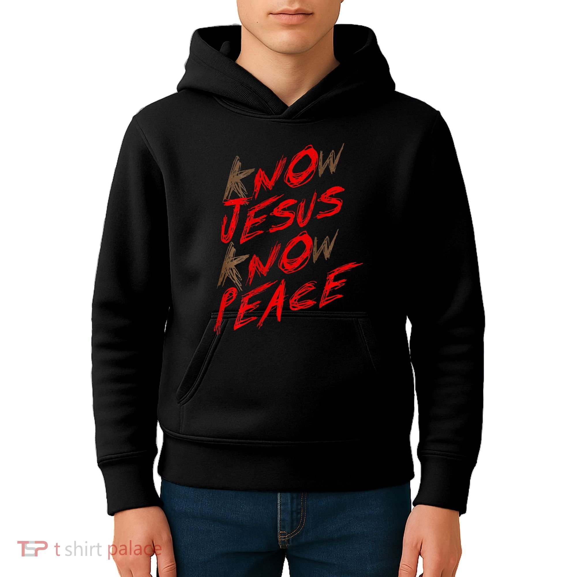 Know Jesus Know Peace Kids Hoodie