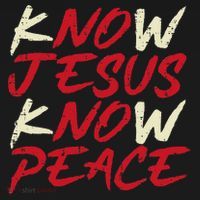 Know Jesus Know Peace God Faith Christian Doggie Tank thumb 4
