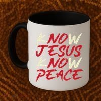 Know Jesus Know Peace God Faith Christian Coffee Mug thumb 2