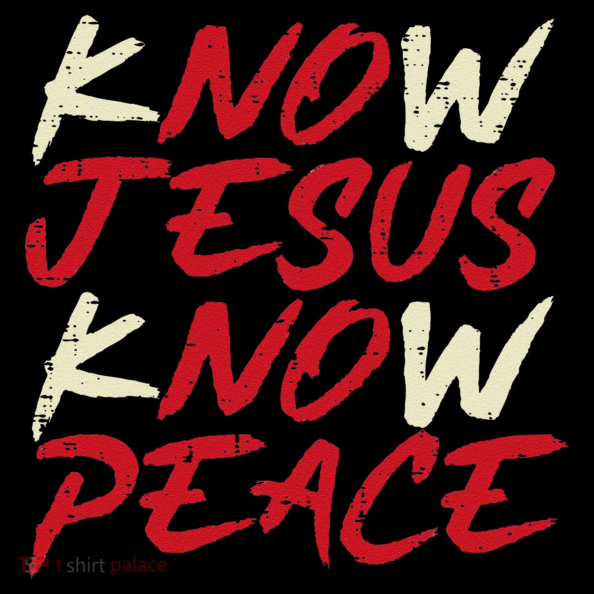 Know Jesus Know Peace God Faith Christian Coffee Mug
