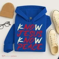 Know Jesus Know Peace God Faith Christian Hoodie thumb 4