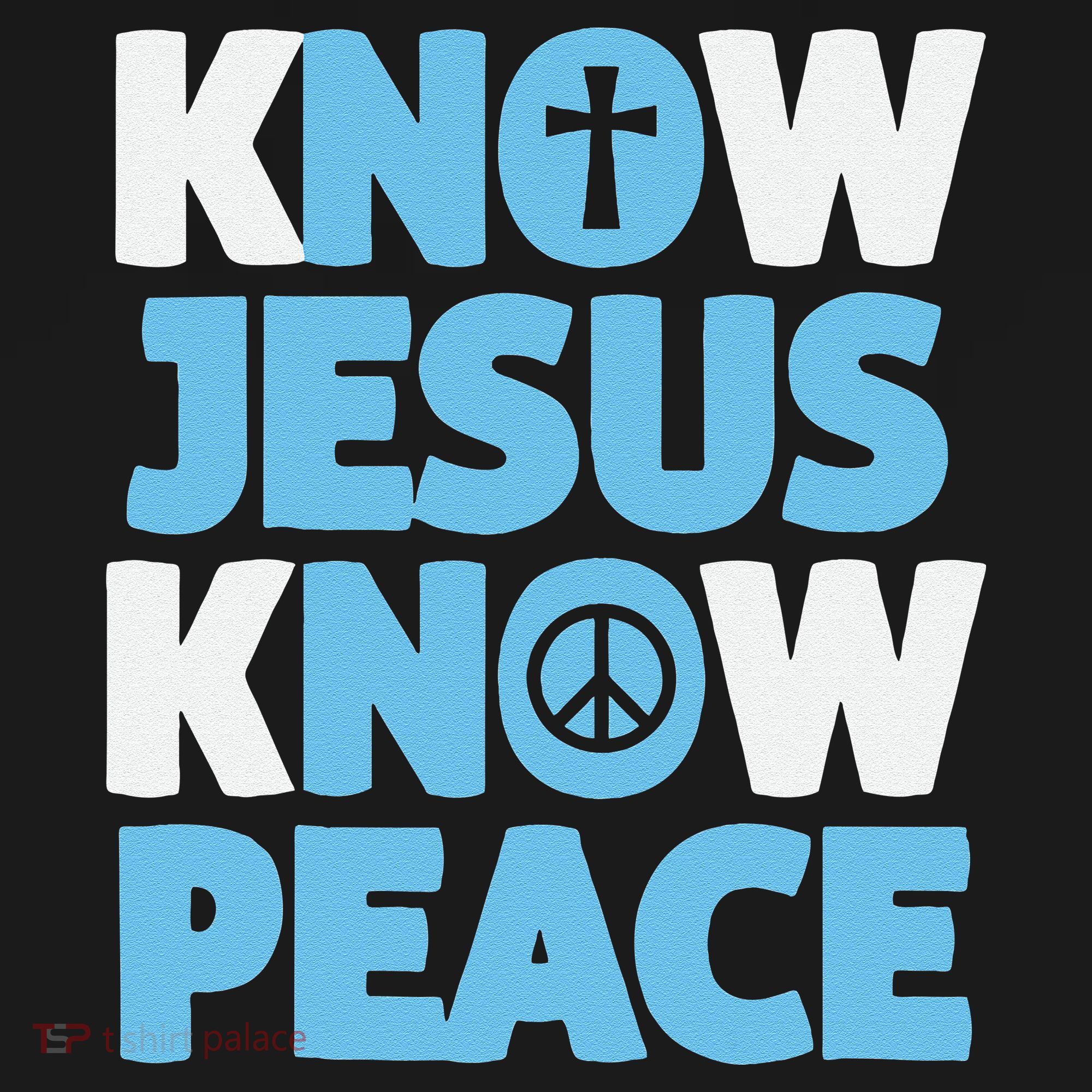 Know Jesus Know Peace No Jesus No Peace Christian Ornament