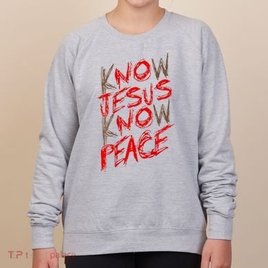 Know Jesus Know Peace Women's Sweatshirt