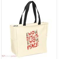 Know Jesus Know Peace Tote Bag thumb 2