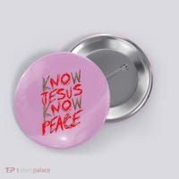 Know Jesus Know Peace Button thumb 0