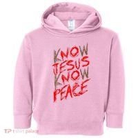Know Jesus Know Peace Toddler Hoodie thumb 0