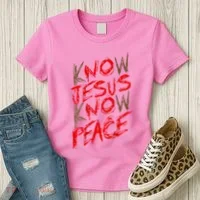 Know Jesus Know Peace Women's T-Shirt thumb 3