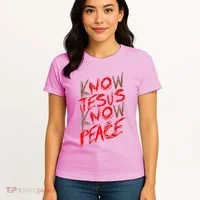 Know Jesus Know Peace Women's T-Shirt thumb 4