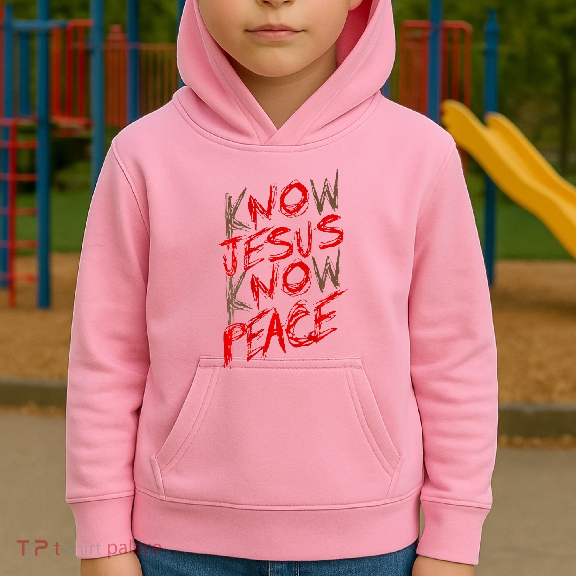 Know Jesus Know Peace Kids Hoodie
