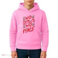 Know Jesus Know Peace Kids Hoodie thumb 4