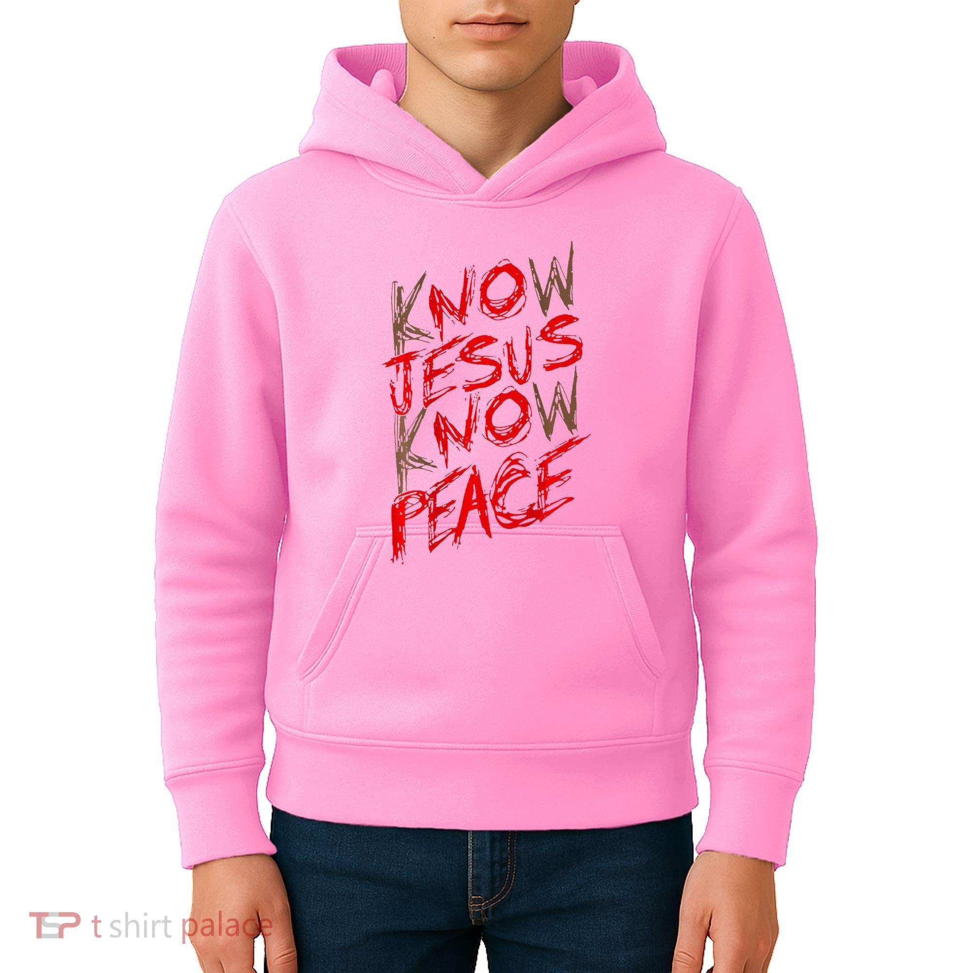 Know Jesus Know Peace Kids Hoodie