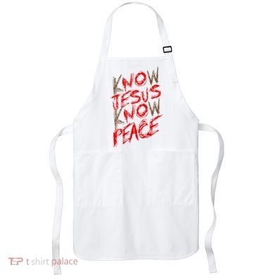 Know Jesus Know Peace Apron