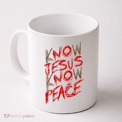 Know Jesus Know Peace Coffee Mug
