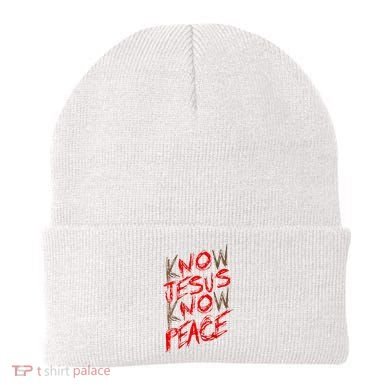 Know Jesus Know Peace Beanie