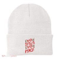 Know Jesus Know Peace Beanie thumb 0