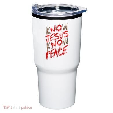 Know Jesus Know Peace Tumbler