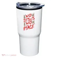 Know Jesus Know Peace Tumbler thumb 0