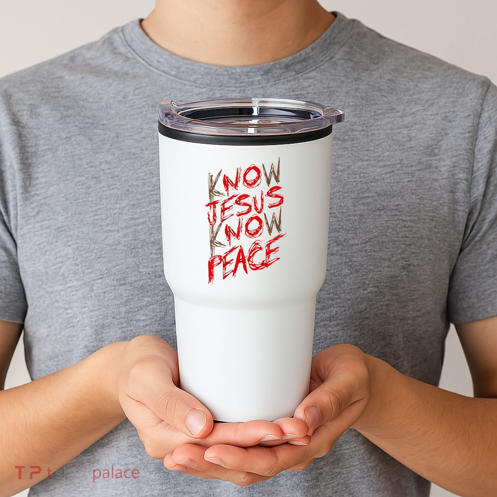 Know Jesus Know Peace Tumbler