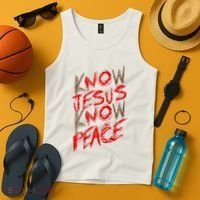 Know Jesus Know Peace Tank Top thumb 4