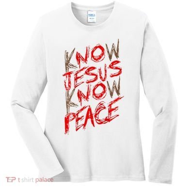 Know Jesus Know Peace Women's Long Sleeve Shirt