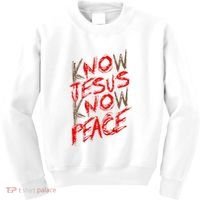 Know Jesus Know Peace Kids Sweatshirt thumb 0