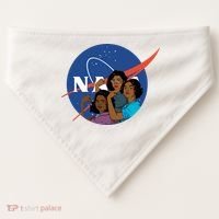 Katherine Johnson Mary Jackson Dorothy Vaugha Black History Month Proud USA-Made Doggie Bandana thumb 0