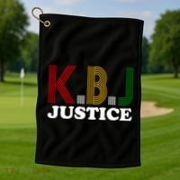 KBJ Justice Retro Golf Towel thumb 1
