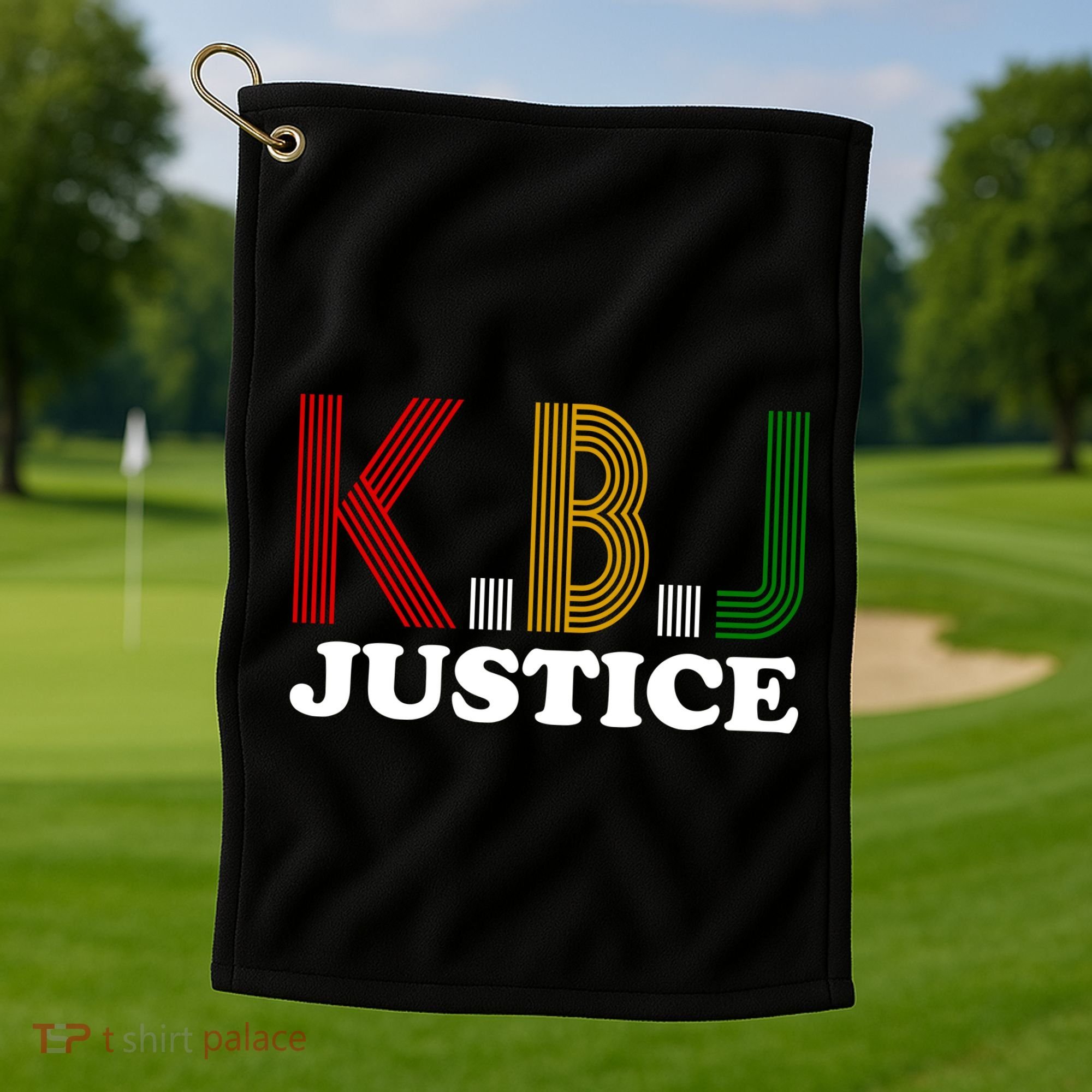 KBJ Justice Retro Golf Towel