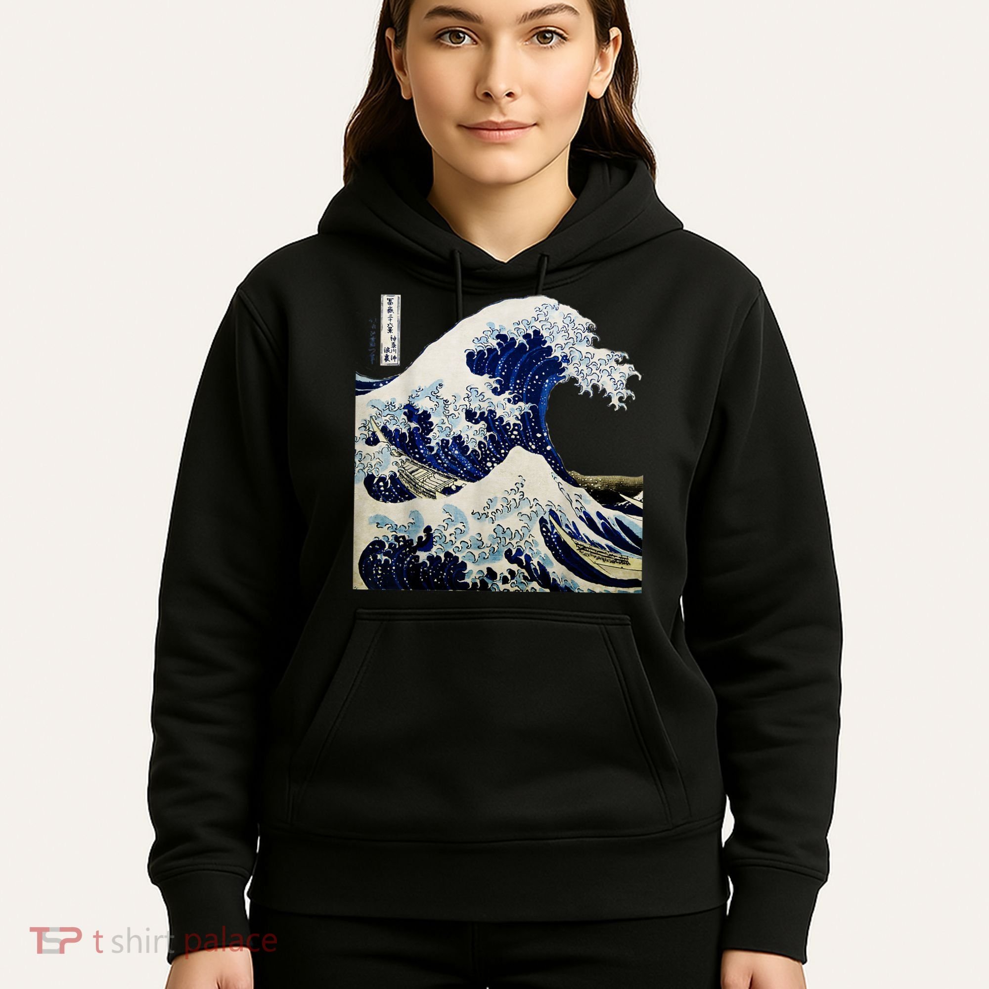 Kanagawa Japanese The Great Wave Hoodie