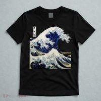 Kanagawa Japanese The Great Wave T-Shirt thumb 5