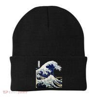 Kanagawa Japanese The Great Wave Beanie thumb 0