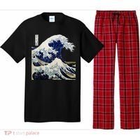 Kanagawa Japanese The Great Wave Pajama Set thumb 0