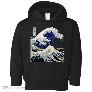 Kanagawa Japanese The Great Wave Toddler Hoodie