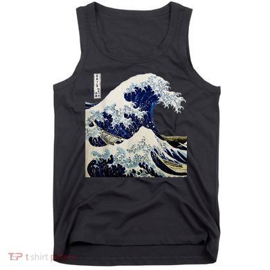 Kanagawa Japanese The Great Wave Tank Top