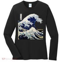 Kanagawa Japanese The Great Wave Women's Long Sleeve Shirt thumb 0