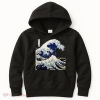 Kanagawa Japanese The Great Wave Kids Hoodie thumb 0