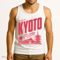 Kyoto Japan Vintage Tank Top thumb 3
